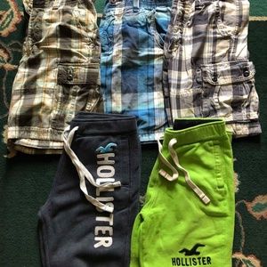 Lot of 5  Men's Hollister Shorts